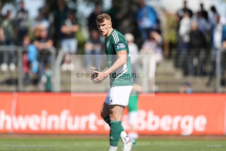 Willy-Sachs-Stadion, Schweinfurt, 27.04.2024, sport, action, BFV, Fussball, April 2024, 31. Spieltag, Regionalliga Bayern, AUB, FCS, TSV Aubstadt, 1. FC Schweinfurt 1905 - Bild-ID: 2406310
