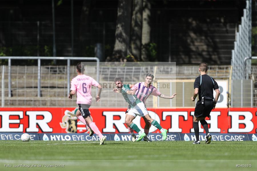 Willy-Sachs-Stadion, Schweinfurt, 27.04.2024, sport, action, BFV, Fussball, April 2024, 31. Spieltag, Regionalliga Bayern, AUB, FCS, TSV Aubstadt, 1. FC Schweinfurt 1905 - Bild-ID: 2406313