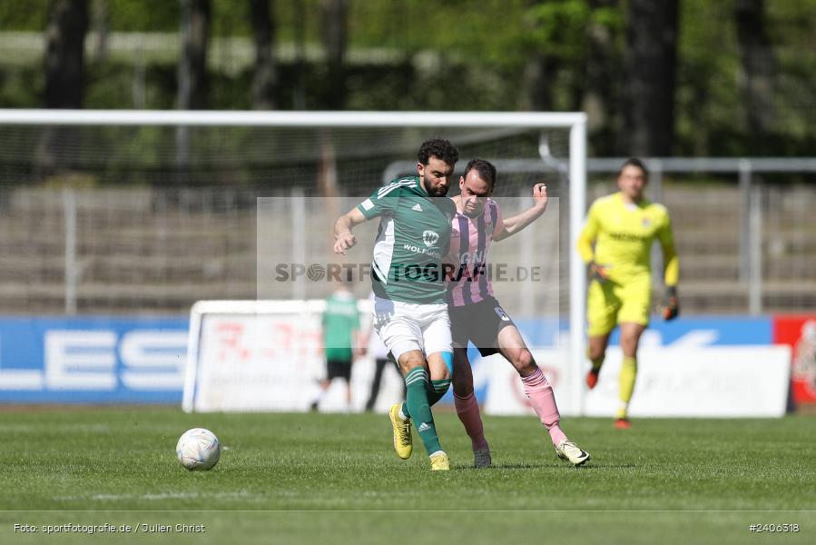 Willy-Sachs-Stadion, Schweinfurt, 27.04.2024, sport, action, BFV, Fussball, April 2024, 31. Spieltag, Regionalliga Bayern, AUB, FCS, TSV Aubstadt, 1. FC Schweinfurt 1905 - Bild-ID: 2406318