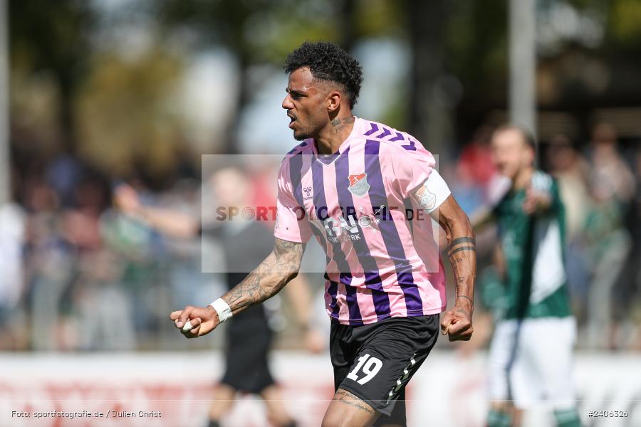 Willy-Sachs-Stadion, Schweinfurt, 27.04.2024, sport, action, BFV, Fussball, April 2024, 31. Spieltag, Regionalliga Bayern, AUB, FCS, TSV Aubstadt, 1. FC Schweinfurt 1905 - Bild-ID: 2406326