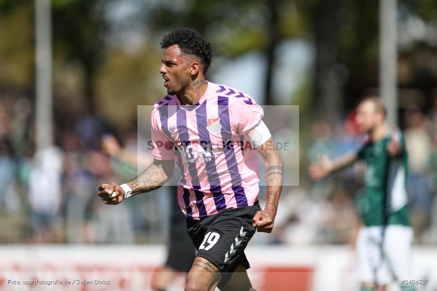 Willy-Sachs-Stadion, Schweinfurt, 27.04.2024, sport, action, BFV, Fussball, April 2024, 31. Spieltag, Regionalliga Bayern, AUB, FCS, TSV Aubstadt, 1. FC Schweinfurt 1905 - Bild-ID: 2406327