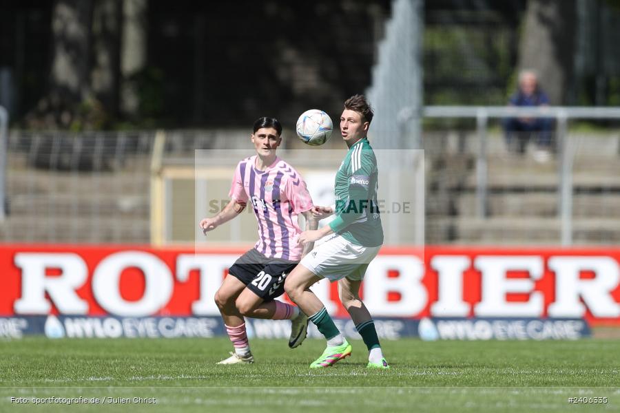 Willy-Sachs-Stadion, Schweinfurt, 27.04.2024, sport, action, BFV, Fussball, April 2024, 31. Spieltag, Regionalliga Bayern, AUB, FCS, TSV Aubstadt, 1. FC Schweinfurt 1905 - Bild-ID: 2406335