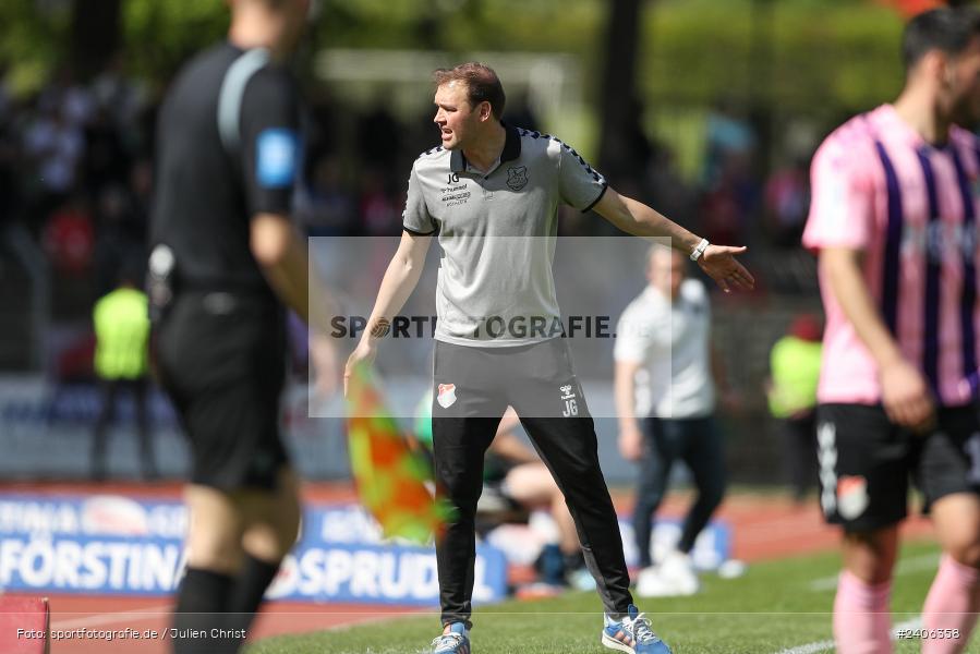 Willy-Sachs-Stadion, Schweinfurt, 27.04.2024, sport, action, BFV, Fussball, April 2024, 31. Spieltag, Regionalliga Bayern, AUB, FCS, TSV Aubstadt, 1. FC Schweinfurt 1905 - Bild-ID: 2406358
