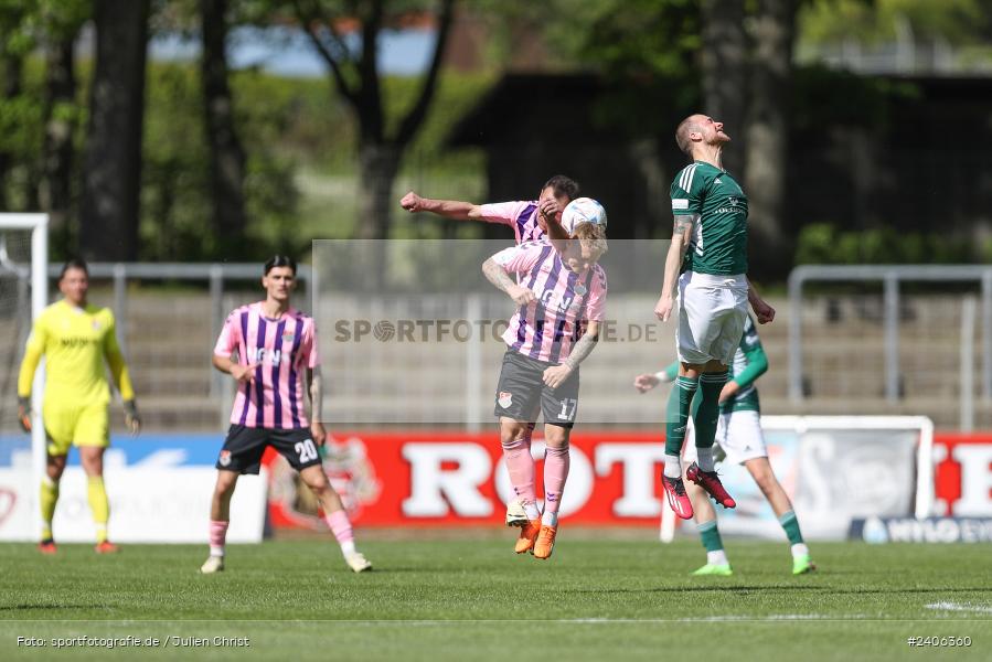 Willy-Sachs-Stadion, Schweinfurt, 27.04.2024, sport, action, BFV, Fussball, April 2024, 31. Spieltag, Regionalliga Bayern, AUB, FCS, TSV Aubstadt, 1. FC Schweinfurt 1905 - Bild-ID: 2406360