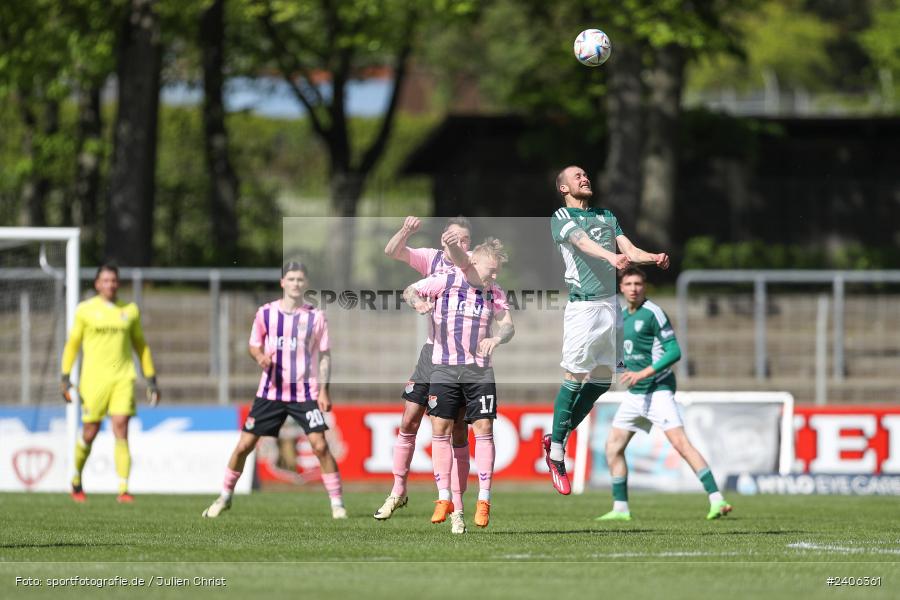 Willy-Sachs-Stadion, Schweinfurt, 27.04.2024, sport, action, BFV, Fussball, April 2024, 31. Spieltag, Regionalliga Bayern, AUB, FCS, TSV Aubstadt, 1. FC Schweinfurt 1905 - Bild-ID: 2406361