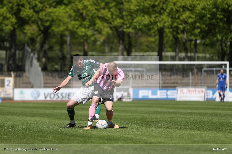 Willy-Sachs-Stadion, Schweinfurt, 27.04.2024, sport, action, BFV, Fussball, April 2024, 31. Spieltag, Regionalliga Bayern, AUB, FCS, TSV Aubstadt, 1. FC Schweinfurt 1905 - Bild-ID: 2406481