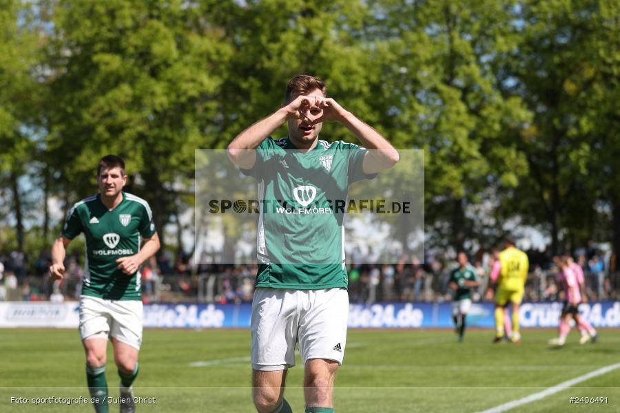 Willy-Sachs-Stadion, Schweinfurt, 27.04.2024, sport, action, BFV, Fussball, April 2024, 31. Spieltag, Regionalliga Bayern, AUB, FCS, TSV Aubstadt, 1. FC Schweinfurt 1905 - Bild-ID: 2406491