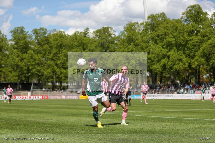Willy-Sachs-Stadion, Schweinfurt, 27.04.2024, sport, action, BFV, Fussball, April 2024, 31. Spieltag, Regionalliga Bayern, AUB, FCS, TSV Aubstadt, 1. FC Schweinfurt 1905 - Bild-ID: 2406510