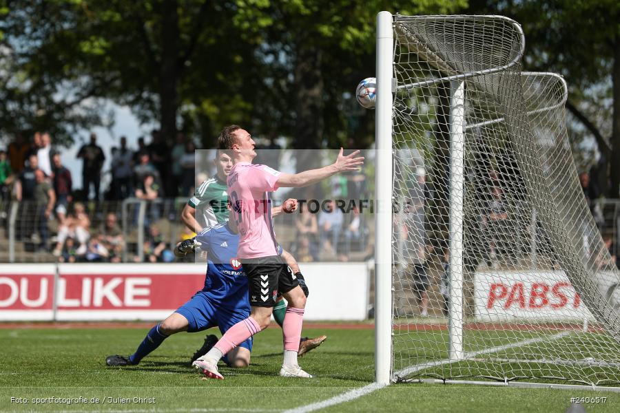 Willy-Sachs-Stadion, Schweinfurt, 27.04.2024, sport, action, BFV, Fussball, April 2024, 31. Spieltag, Regionalliga Bayern, AUB, FCS, TSV Aubstadt, 1. FC Schweinfurt 1905 - Bild-ID: 2406517