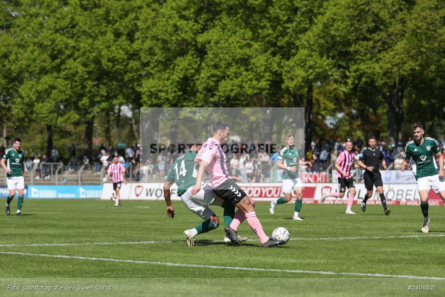Willy-Sachs-Stadion, Schweinfurt, 27.04.2024, sport, action, BFV, Fussball, April 2024, 31. Spieltag, Regionalliga Bayern, AUB, FCS, TSV Aubstadt, 1. FC Schweinfurt 1905 - Bild-ID: 2406527