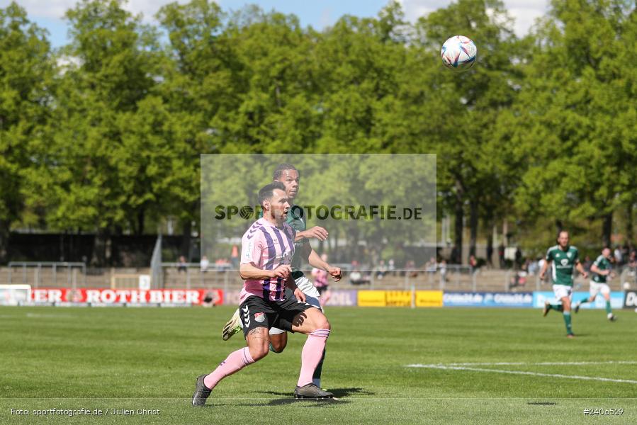 Willy-Sachs-Stadion, Schweinfurt, 27.04.2024, sport, action, BFV, Fussball, April 2024, 31. Spieltag, Regionalliga Bayern, AUB, FCS, TSV Aubstadt, 1. FC Schweinfurt 1905 - Bild-ID: 2406529