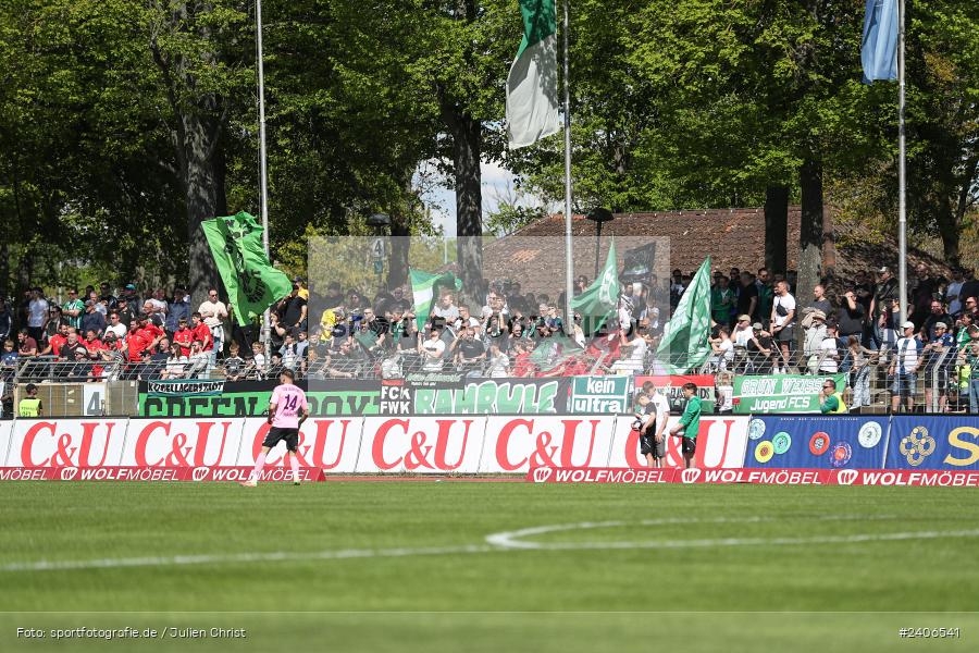 Willy-Sachs-Stadion, Schweinfurt, 27.04.2024, sport, action, BFV, Fussball, April 2024, 31. Spieltag, Regionalliga Bayern, AUB, FCS, TSV Aubstadt, 1. FC Schweinfurt 1905 - Bild-ID: 2406541