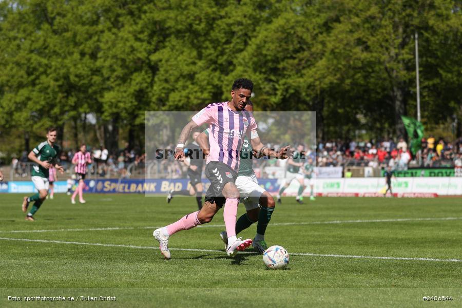 Willy-Sachs-Stadion, Schweinfurt, 27.04.2024, sport, action, BFV, Fussball, April 2024, 31. Spieltag, Regionalliga Bayern, AUB, FCS, TSV Aubstadt, 1. FC Schweinfurt 1905 - Bild-ID: 2406544
