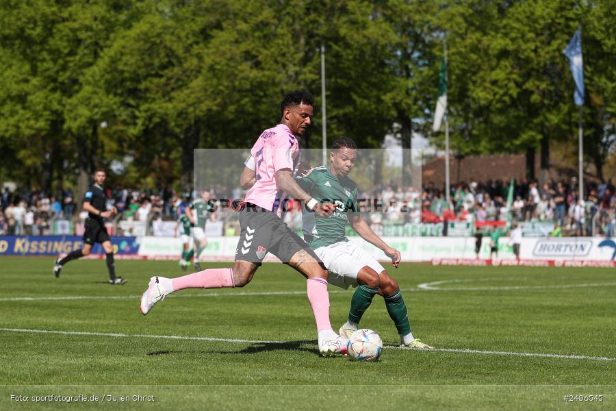 Willy-Sachs-Stadion, Schweinfurt, 27.04.2024, sport, action, BFV, Fussball, April 2024, 31. Spieltag, Regionalliga Bayern, AUB, FCS, TSV Aubstadt, 1. FC Schweinfurt 1905 - Bild-ID: 2406545