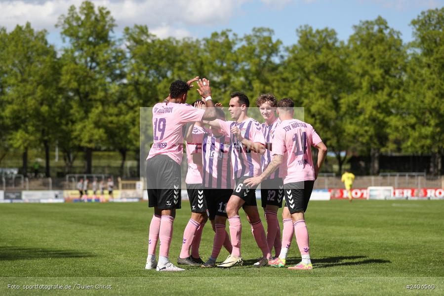Willy-Sachs-Stadion, Schweinfurt, 27.04.2024, sport, action, BFV, Fussball, April 2024, 31. Spieltag, Regionalliga Bayern, AUB, FCS, TSV Aubstadt, 1. FC Schweinfurt 1905 - Bild-ID: 2406560
