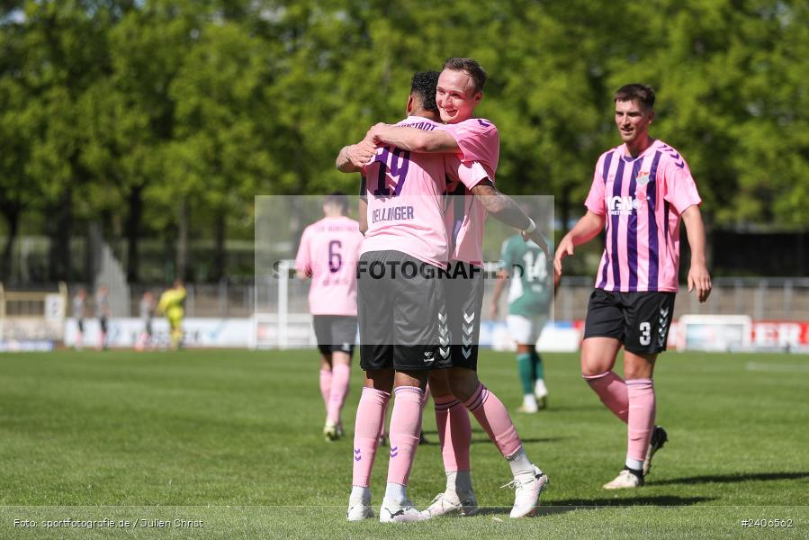 Willy-Sachs-Stadion, Schweinfurt, 27.04.2024, sport, action, BFV, Fussball, April 2024, 31. Spieltag, Regionalliga Bayern, AUB, FCS, TSV Aubstadt, 1. FC Schweinfurt 1905 - Bild-ID: 2406562