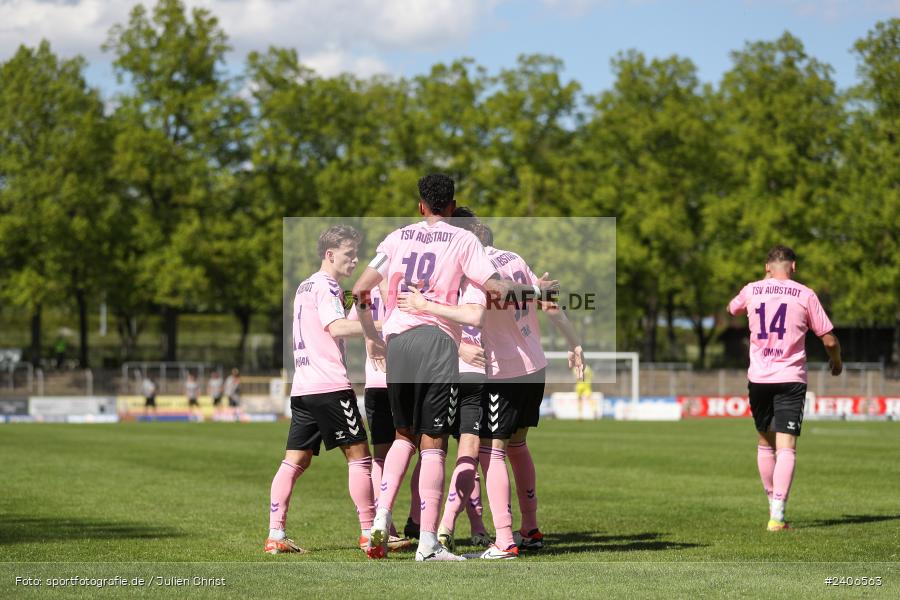 Willy-Sachs-Stadion, Schweinfurt, 27.04.2024, sport, action, BFV, Fussball, April 2024, 31. Spieltag, Regionalliga Bayern, AUB, FCS, TSV Aubstadt, 1. FC Schweinfurt 1905 - Bild-ID: 2406563