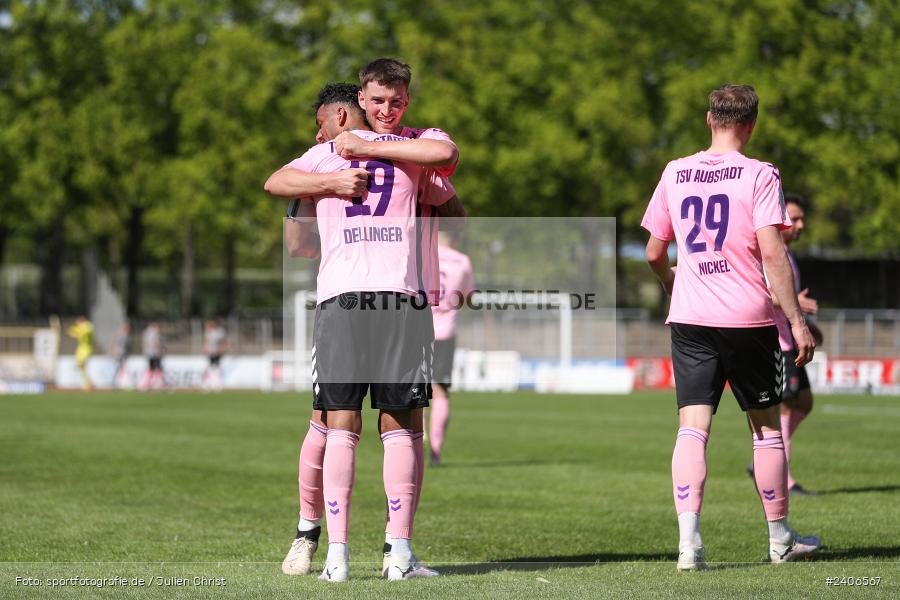 Willy-Sachs-Stadion, Schweinfurt, 27.04.2024, sport, action, BFV, Fussball, April 2024, 31. Spieltag, Regionalliga Bayern, AUB, FCS, TSV Aubstadt, 1. FC Schweinfurt 1905 - Bild-ID: 2406567