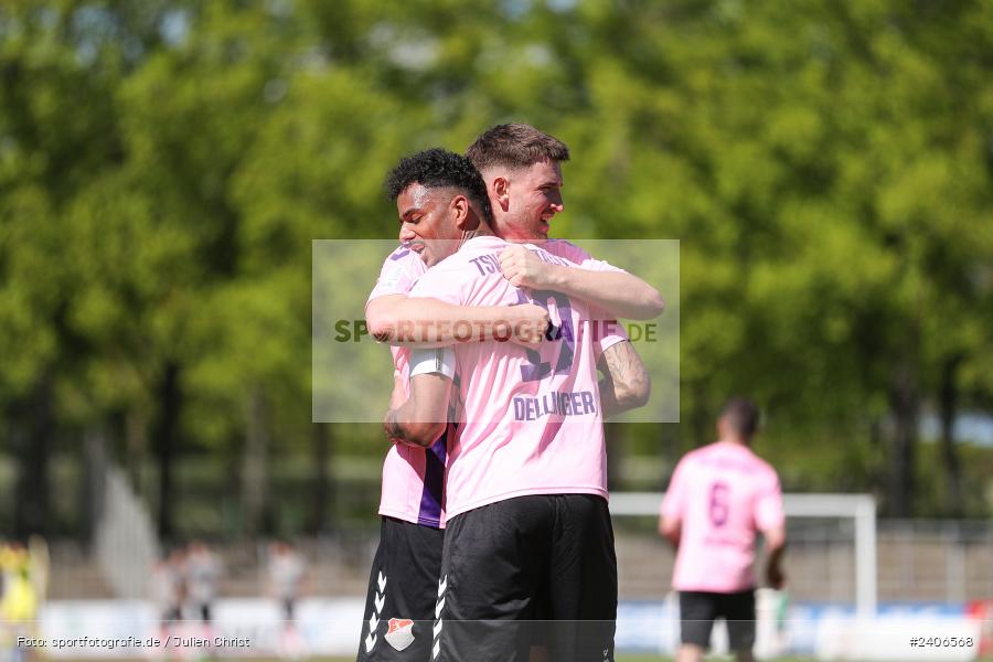 Willy-Sachs-Stadion, Schweinfurt, 27.04.2024, sport, action, BFV, Fussball, April 2024, 31. Spieltag, Regionalliga Bayern, AUB, FCS, TSV Aubstadt, 1. FC Schweinfurt 1905 - Bild-ID: 2406568