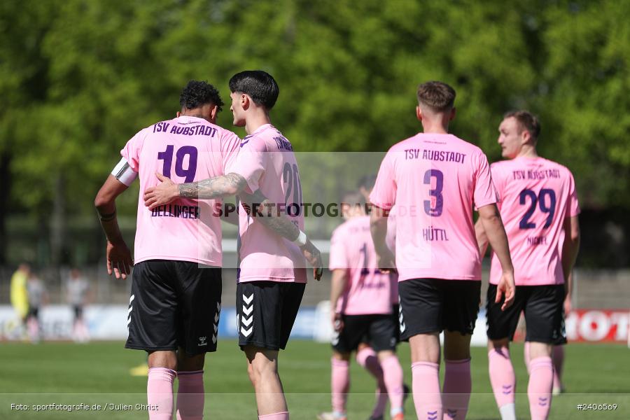 Willy-Sachs-Stadion, Schweinfurt, 27.04.2024, sport, action, BFV, Fussball, April 2024, 31. Spieltag, Regionalliga Bayern, AUB, FCS, TSV Aubstadt, 1. FC Schweinfurt 1905 - Bild-ID: 2406569