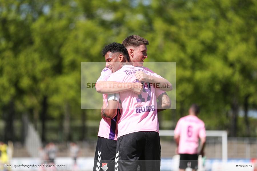 Willy-Sachs-Stadion, Schweinfurt, 27.04.2024, sport, action, BFV, Fussball, April 2024, 31. Spieltag, Regionalliga Bayern, AUB, FCS, TSV Aubstadt, 1. FC Schweinfurt 1905 - Bild-ID: 2406570