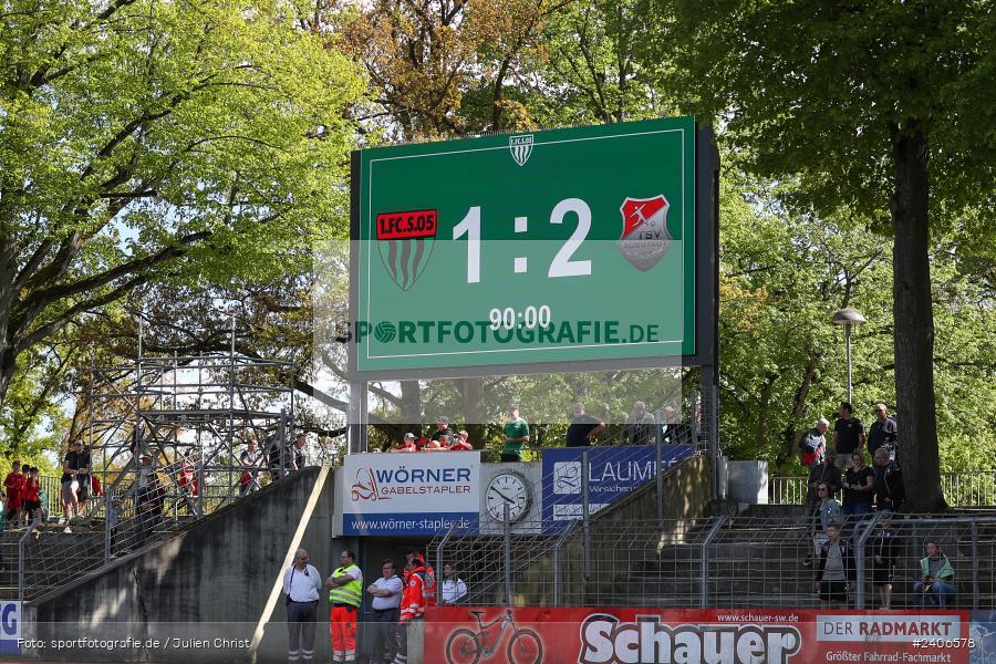 Willy-Sachs-Stadion, Schweinfurt, 27.04.2024, sport, action, BFV, Fussball, April 2024, 31. Spieltag, Regionalliga Bayern, AUB, FCS, TSV Aubstadt, 1. FC Schweinfurt 1905 - Bild-ID: 2406578