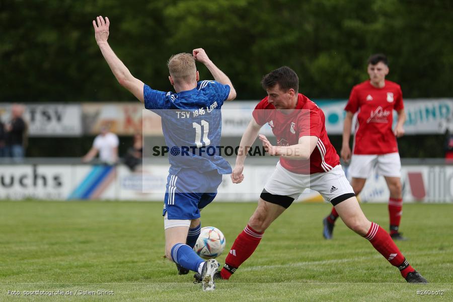 Sportgelände, Lohr am Main, 28.04.2024, sport, action, BFV, Fussball, April 2024, 30. Spieltag, Bezirksliga Unterfranken West, SVB, TSV, SV Birkenfeld, TSV Lohr - Bild-ID: 2406612