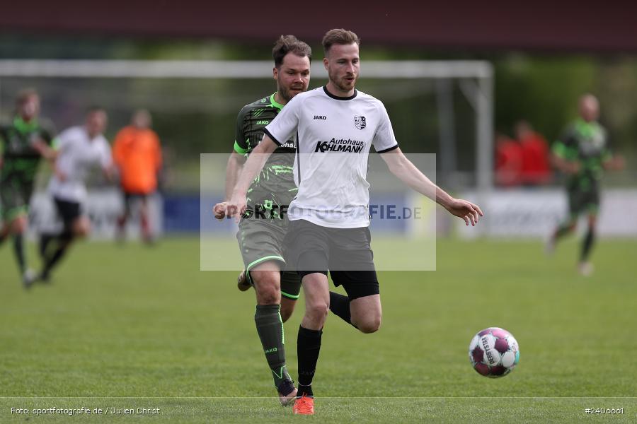 Sportgelände, Karlburg, 28.04.2024, sport, action, BFV, Fussball, April 2024, 27. Spieltag, Kreisliga Würzburg Gr. 2, TSV Neuhütten-Wiesthal, TSV Karlburg II - Bild-ID: 2406661