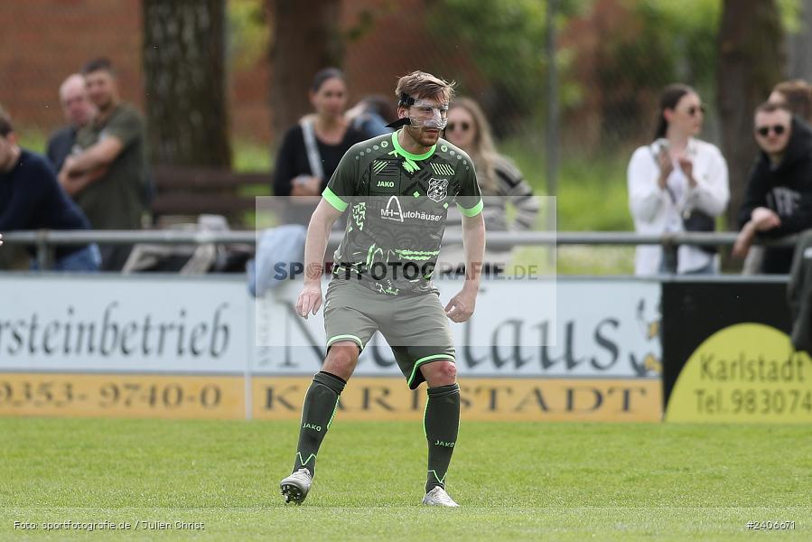 Sportgelände, Karlburg, 28.04.2024, sport, action, BFV, Fussball, April 2024, 27. Spieltag, Kreisliga Würzburg Gr. 2, TSV Neuhütten-Wiesthal, TSV Karlburg II - Bild-ID: 2406671