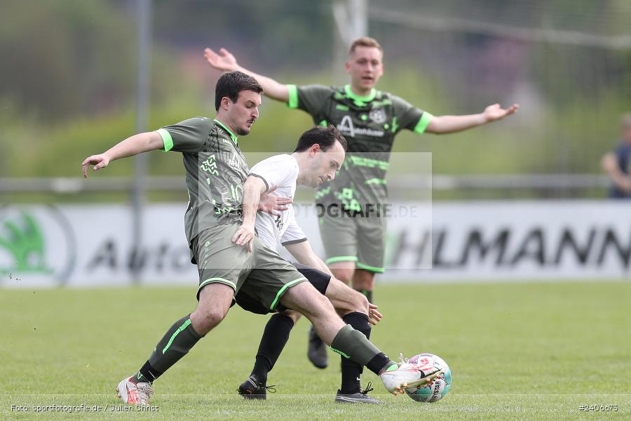 Sportgelände, Karlburg, 28.04.2024, sport, action, BFV, Fussball, April 2024, 27. Spieltag, Kreisliga Würzburg Gr. 2, TSV Neuhütten-Wiesthal, TSV Karlburg II - Bild-ID: 2406673