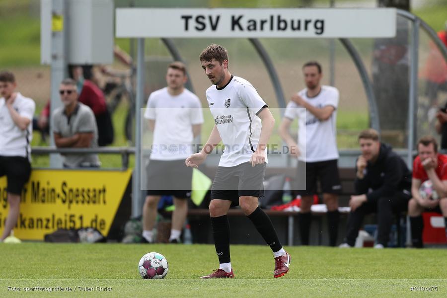 Sportgelände, Karlburg, 28.04.2024, sport, action, BFV, Fussball, April 2024, 27. Spieltag, Kreisliga Würzburg Gr. 2, TSV Neuhütten-Wiesthal, TSV Karlburg II - Bild-ID: 2406675