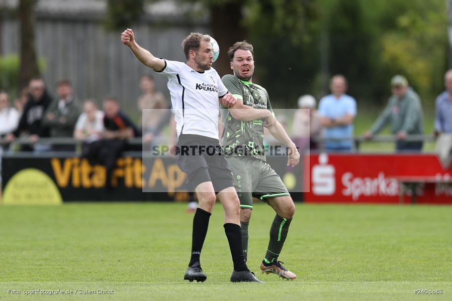 Sportgelände, Karlburg, 28.04.2024, sport, action, BFV, Fussball, April 2024, 27. Spieltag, Kreisliga Würzburg Gr. 2, TSV Neuhütten-Wiesthal, TSV Karlburg II - Bild-ID: 2406683