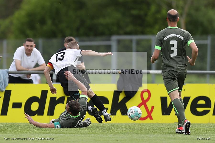 Sportgelände, Karlburg, 28.04.2024, sport, action, BFV, Fussball, April 2024, 27. Spieltag, Kreisliga Würzburg Gr. 2, TSV Neuhütten-Wiesthal, TSV Karlburg II - Bild-ID: 2406685