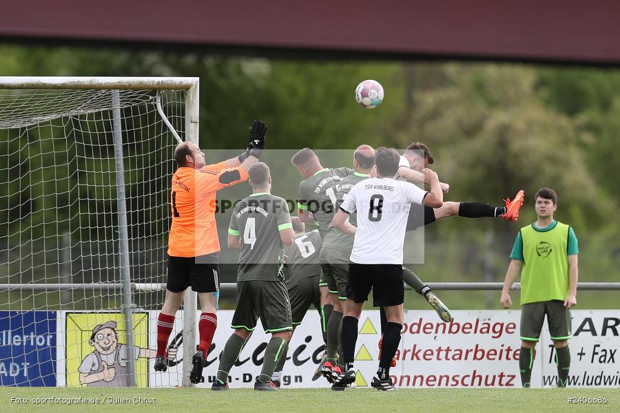 Sportgelände, Karlburg, 28.04.2024, sport, action, BFV, Fussball, April 2024, 27. Spieltag, Kreisliga Würzburg Gr. 2, TSV Neuhütten-Wiesthal, TSV Karlburg II - Bild-ID: 2406686