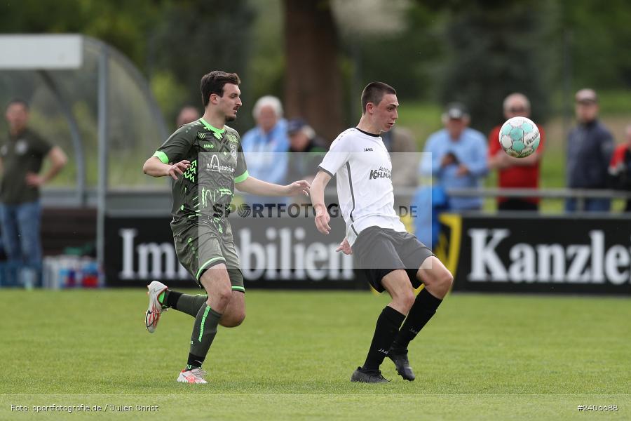 Sportgelände, Karlburg, 28.04.2024, sport, action, BFV, Fussball, April 2024, 27. Spieltag, Kreisliga Würzburg Gr. 2, TSV Neuhütten-Wiesthal, TSV Karlburg II - Bild-ID: 2406688