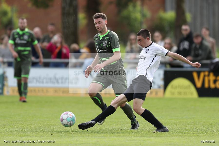 Sportgelände, Karlburg, 28.04.2024, sport, action, BFV, Fussball, April 2024, 27. Spieltag, Kreisliga Würzburg Gr. 2, TSV Neuhütten-Wiesthal, TSV Karlburg II - Bild-ID: 2406692