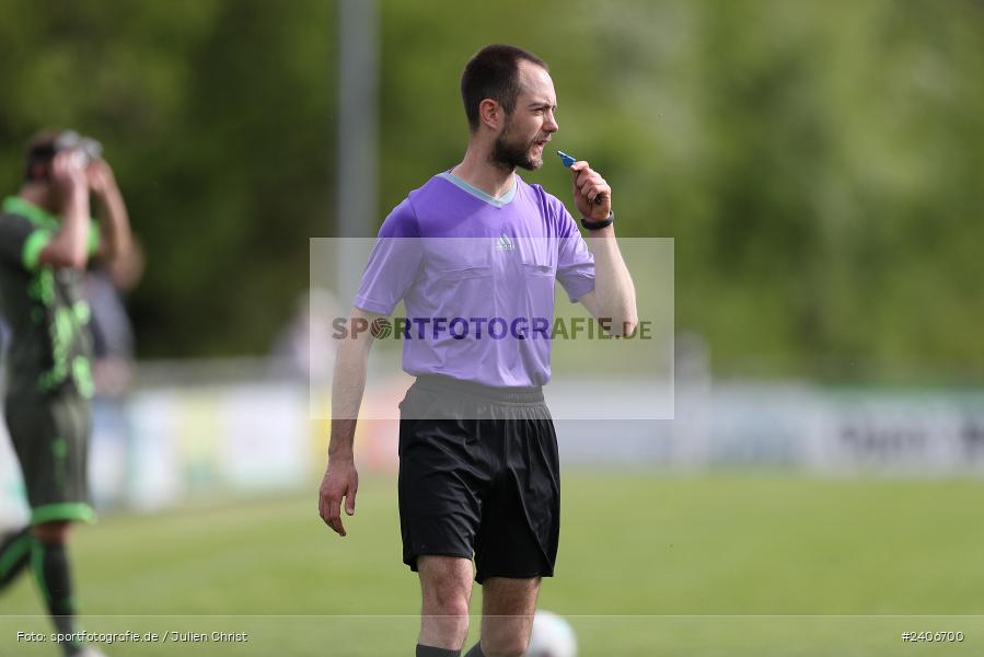 Sportgelände, Karlburg, 28.04.2024, sport, action, BFV, Fussball, April 2024, 27. Spieltag, Kreisliga Würzburg Gr. 2, TSV Neuhütten-Wiesthal, TSV Karlburg II - Bild-ID: 2406700