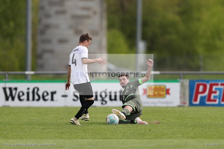Sportgelände, Karlburg, 28.04.2024, sport, action, BFV, Fussball, April 2024, 27. Spieltag, Kreisliga Würzburg Gr. 2, TSV Neuhütten-Wiesthal, TSV Karlburg II - Bild-ID: 2406702