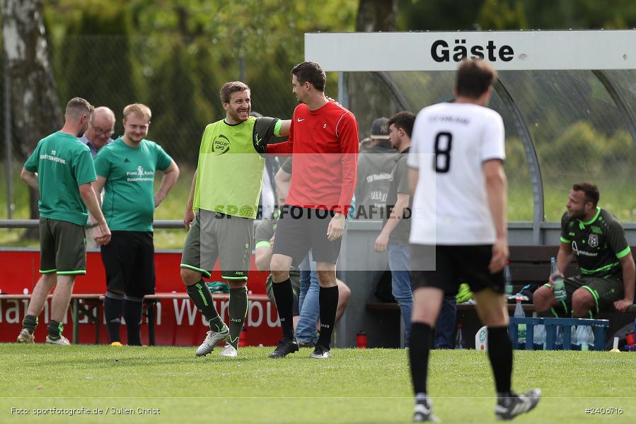 Sportgelände, Karlburg, 28.04.2024, sport, action, BFV, Fussball, April 2024, 27. Spieltag, Kreisliga Würzburg Gr. 2, TSV Neuhütten-Wiesthal, TSV Karlburg II - Bild-ID: 2406716