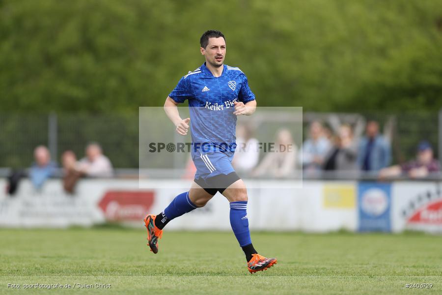 Sportgelände, Lohr am Main, 28.04.2024, sport, action, BFV, Fussball, April 2024, 30. Spieltag, Bezirksliga Unterfranken West, SVB, TSV, SV Birkenfeld, TSV Lohr - Bild-ID: 2406729