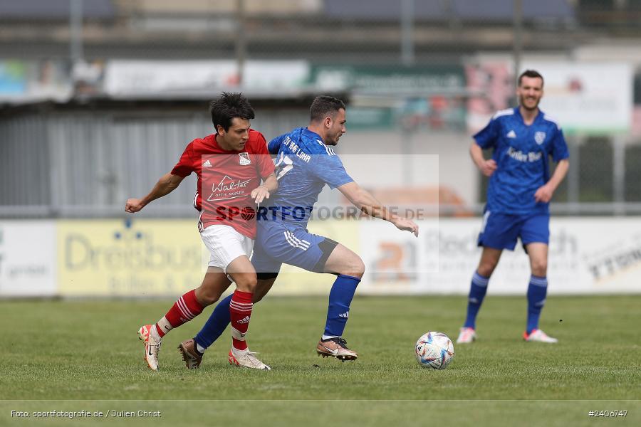 Sportgelände, Lohr am Main, 28.04.2024, sport, action, BFV, Fussball, April 2024, 30. Spieltag, Bezirksliga Unterfranken West, SVB, TSV, SV Birkenfeld, TSV Lohr - Bild-ID: 2406747