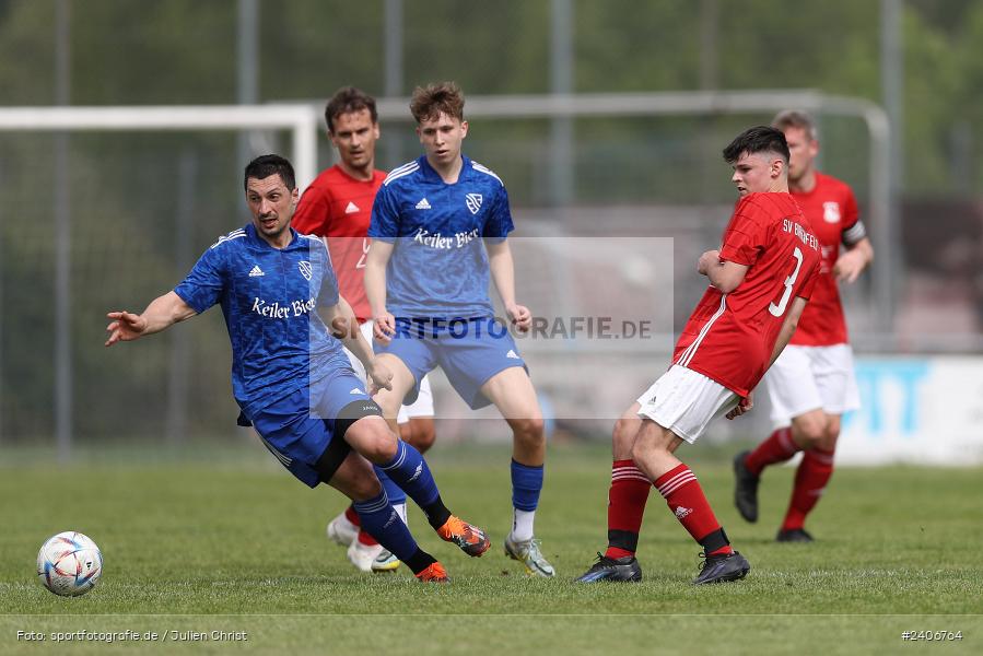Sportgelände, Lohr am Main, 28.04.2024, sport, action, BFV, Fussball, April 2024, 30. Spieltag, Bezirksliga Unterfranken West, SVB, TSV, SV Birkenfeld, TSV Lohr - Bild-ID: 2406764