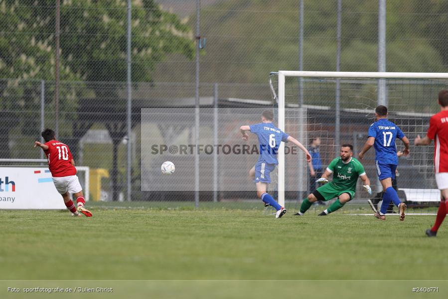 Sportgelände, Lohr am Main, 28.04.2024, sport, action, BFV, Fussball, April 2024, 30. Spieltag, Bezirksliga Unterfranken West, SVB, TSV, SV Birkenfeld, TSV Lohr - Bild-ID: 2406771