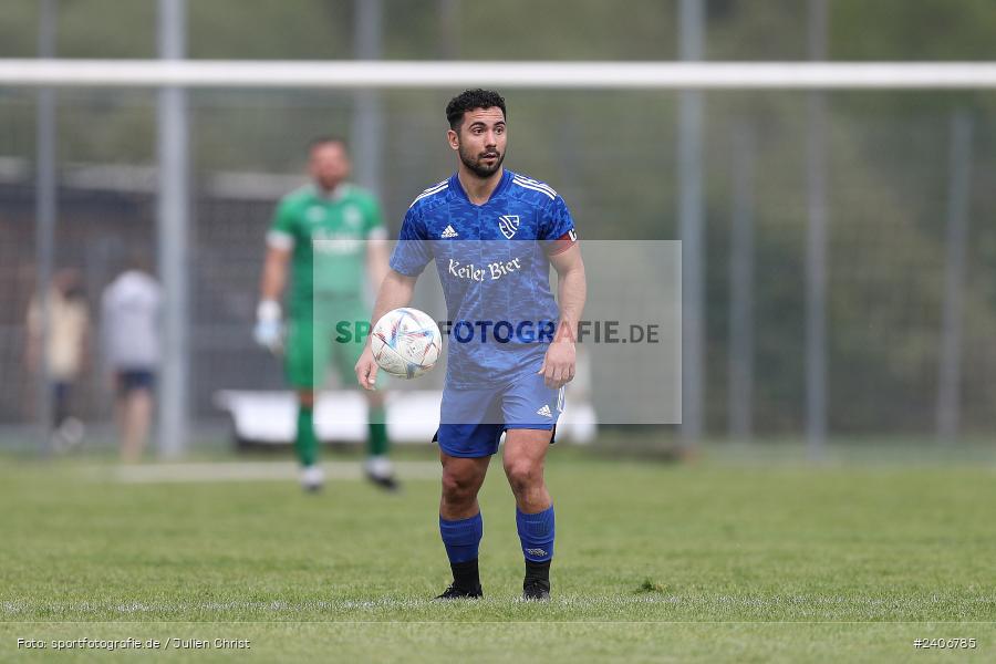 Sportgelände, Lohr am Main, 28.04.2024, sport, action, BFV, Fussball, April 2024, 30. Spieltag, Bezirksliga Unterfranken West, SVB, TSV, SV Birkenfeld, TSV Lohr - Bild-ID: 2406785