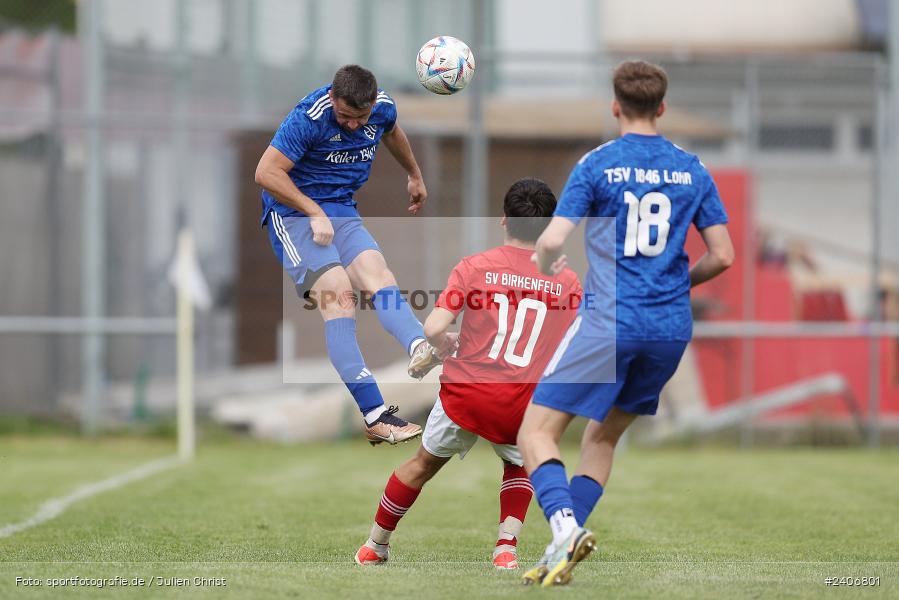 Sportgelände, Lohr am Main, 28.04.2024, sport, action, BFV, Fussball, April 2024, 30. Spieltag, Bezirksliga Unterfranken West, SVB, TSV, SV Birkenfeld, TSV Lohr - Bild-ID: 2406801