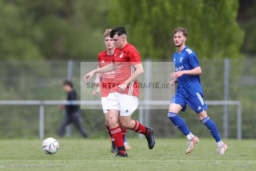 Sportgelände, Lohr am Main, 28.04.2024, sport, action, BFV, Fussball, April 2024, 30. Spieltag, Bezirksliga Unterfranken West, SVB, TSV, SV Birkenfeld, TSV Lohr - Bild-ID: 2406802
