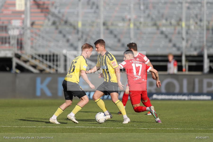 AKON Arena, Würzburg, 30.04.2024, sport, action, BFV, Fussball, April 2024, 32. Spieltag, Regionalliga Bayern, BAY, FWK, SpVgg Bayreuth, FC Würzburger Kickers - Bild-ID: 2406871