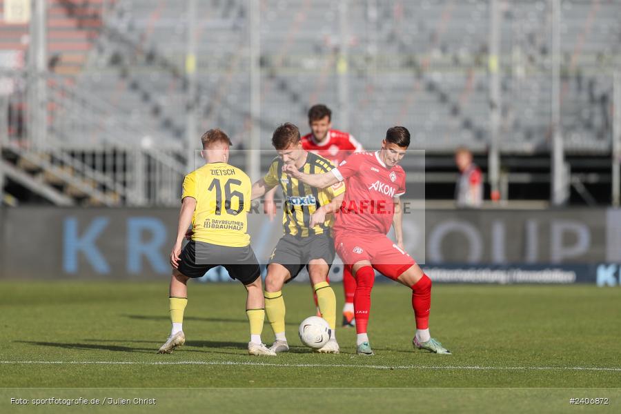 AKON Arena, Würzburg, 30.04.2024, sport, action, BFV, Fussball, April 2024, 32. Spieltag, Regionalliga Bayern, BAY, FWK, SpVgg Bayreuth, FC Würzburger Kickers - Bild-ID: 2406872