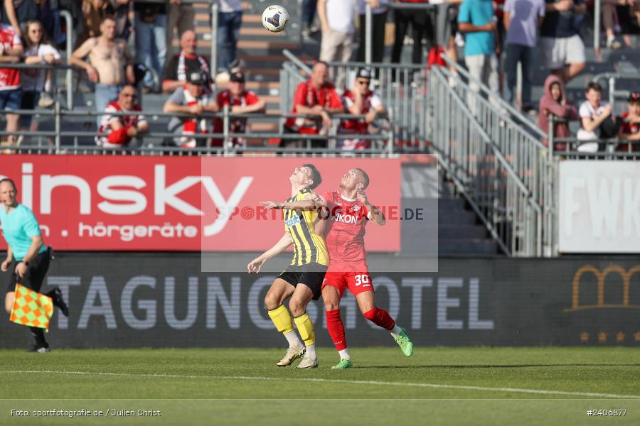 AKON Arena, Würzburg, 30.04.2024, sport, action, BFV, Fussball, April 2024, 32. Spieltag, Regionalliga Bayern, BAY, FWK, SpVgg Bayreuth, FC Würzburger Kickers - Bild-ID: 2406877