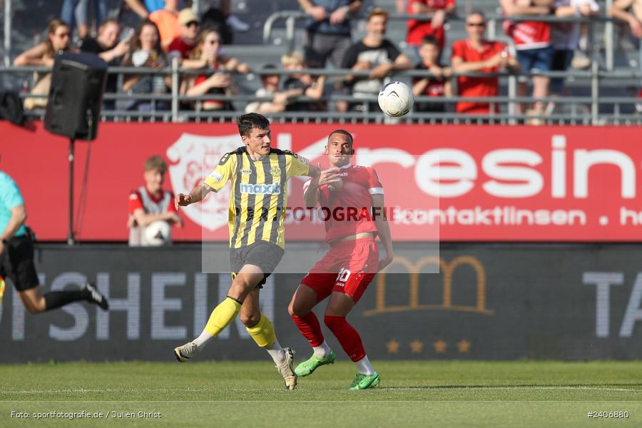 AKON Arena, Würzburg, 30.04.2024, sport, action, BFV, Fussball, April 2024, 32. Spieltag, Regionalliga Bayern, BAY, FWK, SpVgg Bayreuth, FC Würzburger Kickers - Bild-ID: 2406880